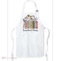 Occupational Therapy Wildflower Book Ot Therapist Assistant Apron thumb 0