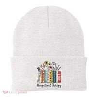 Occupational Therapy Wildflower Book Ot Therapist Assistant Beanie thumb 0