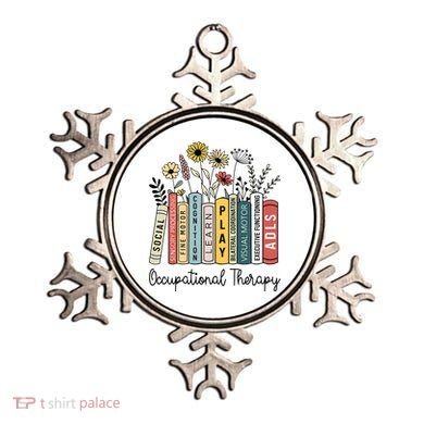 Occupational Therapy Wildflower Book Ot Therapist Assistant Ornament