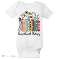 Occupational Therapy Wildflower Book Ot Therapist Assistant Baby Bodysuit thumb 0