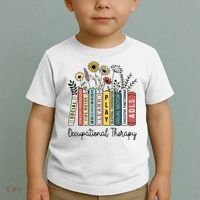 Occupational Therapy Wildflower Book Ot Therapist Assistant Toddler T-Shirt thumb 2