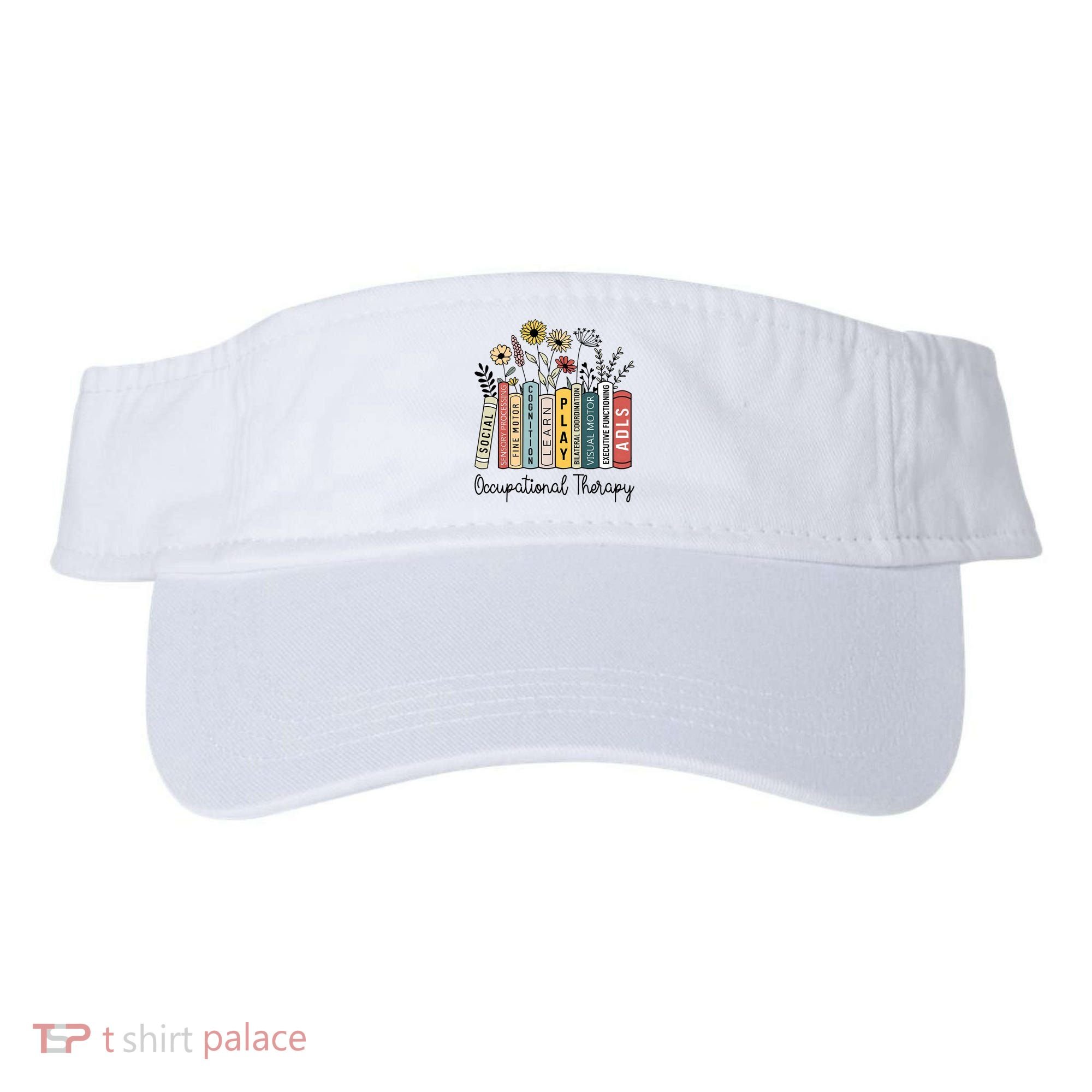 Occupational Therapy Wildflower Book Ot Therapist Assistant Visor