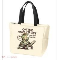 On The Way To Get My Shit Togther Cowboy Frog Turtle Tote Bag thumb 3