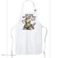 On The Way To Get My Shit Togther Cowboy Frog Turtle Apron thumb 0