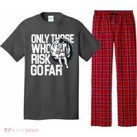 Only Those Who Risk Go Far Astronaut Pajama Set thumb 0