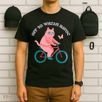 Off To Wreak Havoc Funny Cat T-Shirt thumb 6