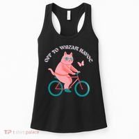 Off To Wreak Havoc Funny Cat Women's Tank Top thumb 0