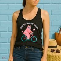Off To Wreak Havoc Funny Cat Women's Tank Top thumb 2