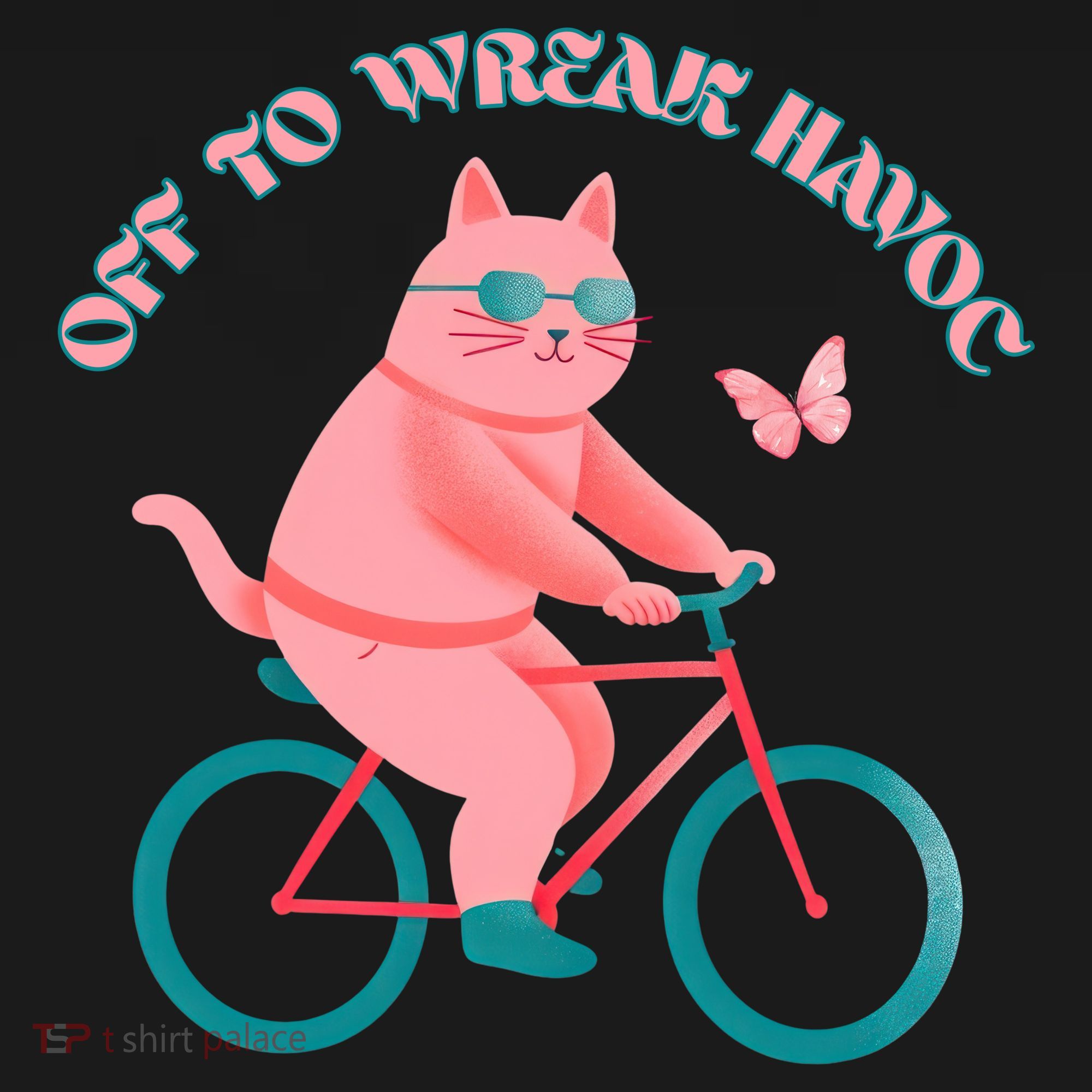 Off To Wreak Havoc Funny Cat Women's Tank Top