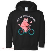 Off To Wreak Havoc Funny Cat Toddler Hoodie thumb 0