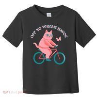 Off To Wreak Havoc Funny Cat Toddler T-Shirt thumb 0