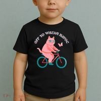 Off To Wreak Havoc Funny Cat Toddler T-Shirt thumb 2