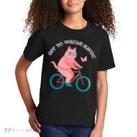 Off To Wreak Havoc Funny Cat Kids T-Shirt thumb 2