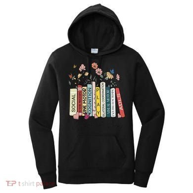 Occupational Therapy Wildflower Book OT Therapist Assistant Women's Hoodie