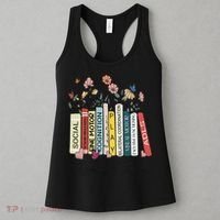 Occupational Therapy Wildflower Book OT Therapist Assistant Women's Tank Top thumb 3