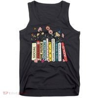 Occupational Therapy Wildflower Book OT Therapist Assistant Tank Top thumb 0