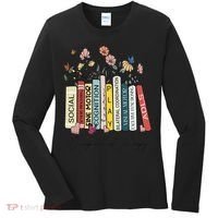 Occupational Therapy Wildflower Book OT Therapist Assistant Women's Long Sleeve Shirt thumb 0