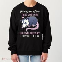 Once There Was A Who Loved Opossums Women's Sweatshirt thumb 0