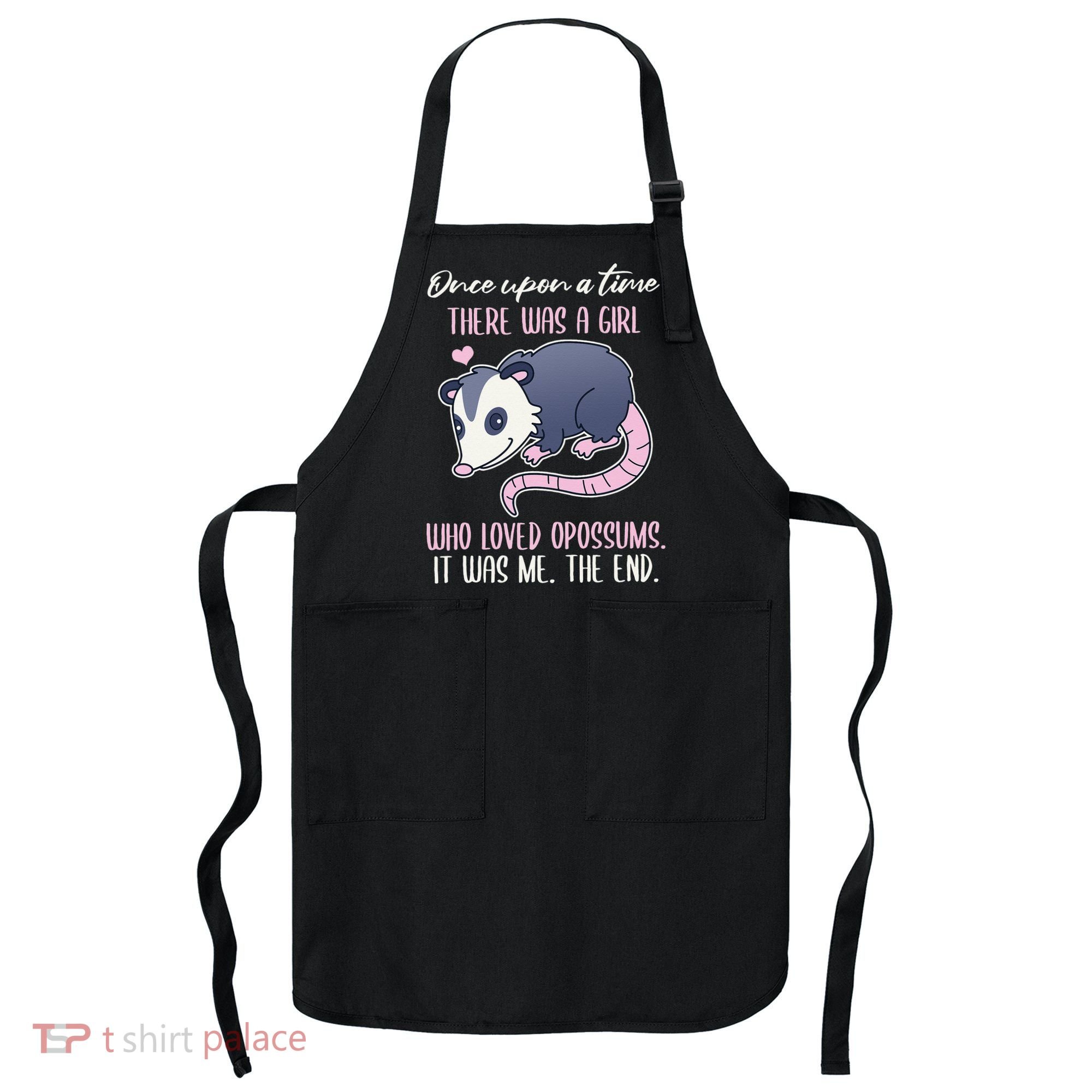 Once There Was A Who Loved Opossums Apron