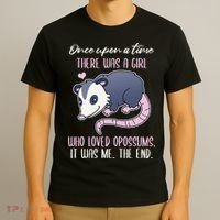 Once There Was A Who Loved Opossums T-Shirt thumb 3
