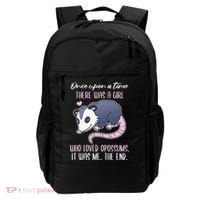Once There Was A Who Loved Opossums Backpack thumb 0