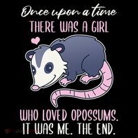 Once There Was A Who Loved Opossums Coaster thumb 2