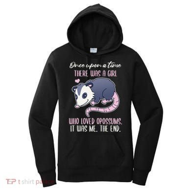 Once There Was A Who Loved Opossums Women's Hoodie