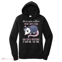 Once There Was A Who Loved Opossums Women's Hoodie thumb 0