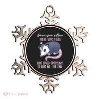 Once There Was A Who Loved Opossums Ornament thumb 0