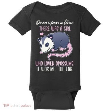 Once There Was A Who Loved Opossums Baby Bodysuit