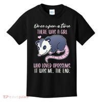 Once There Was A Who Loved Opossums Kids T-Shirt thumb 0