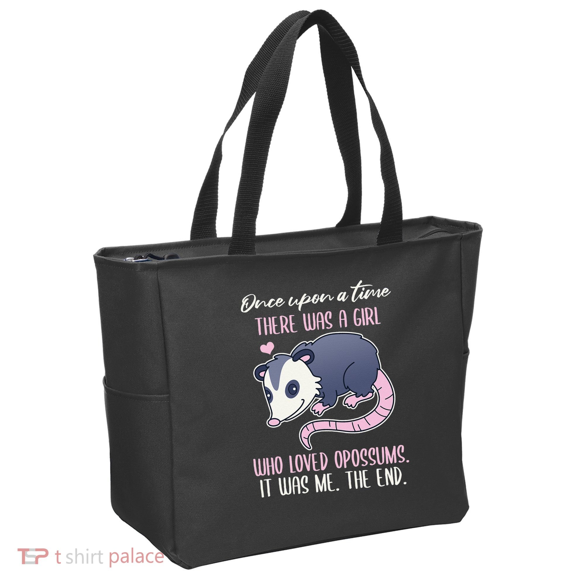 Once There Was A Who Loved Opossums Tote Bag