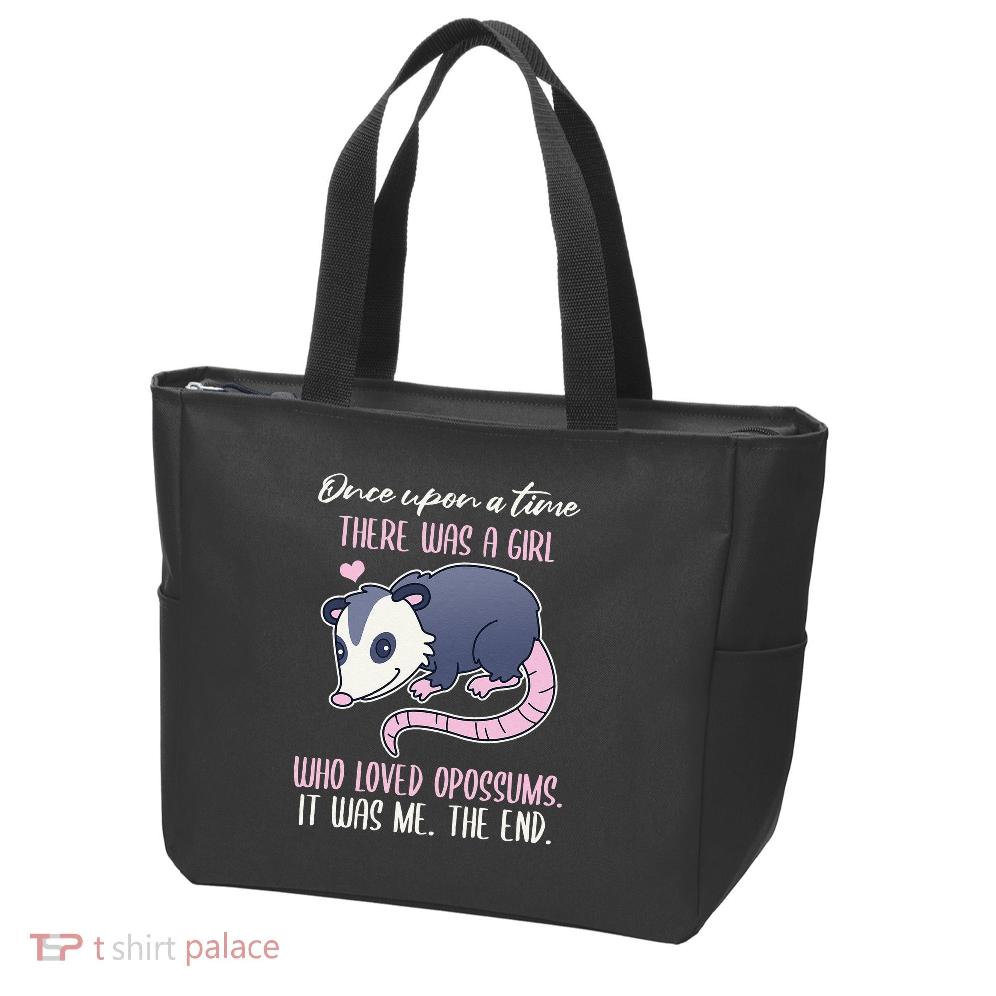 Once There Was A Who Loved Opossums Tote Bag