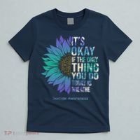 Only Thing You Do Today Is Break Suicide Awareness Sunflowe T-Shirt thumb 5