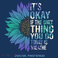 Only Thing You Do Today Is Break Suicide Awareness Sunflowe Women's Hoodie thumb 2