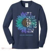 Only Thing You Do Today Is Break Suicide Awareness Sunflowe Kids Long Sleeve Shirt thumb 0