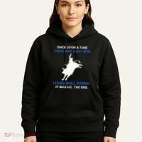 Once Upon A Time There Was A Boy Who Loved Bull Riding Hoodie thumb 5