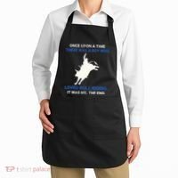 Once Upon A Time There Was A Boy Who Loved Bull Riding Apron thumb 2