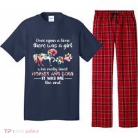 Once Upon A Time There Was Girl Who Loved Horse And Dog Pajama Set thumb 0