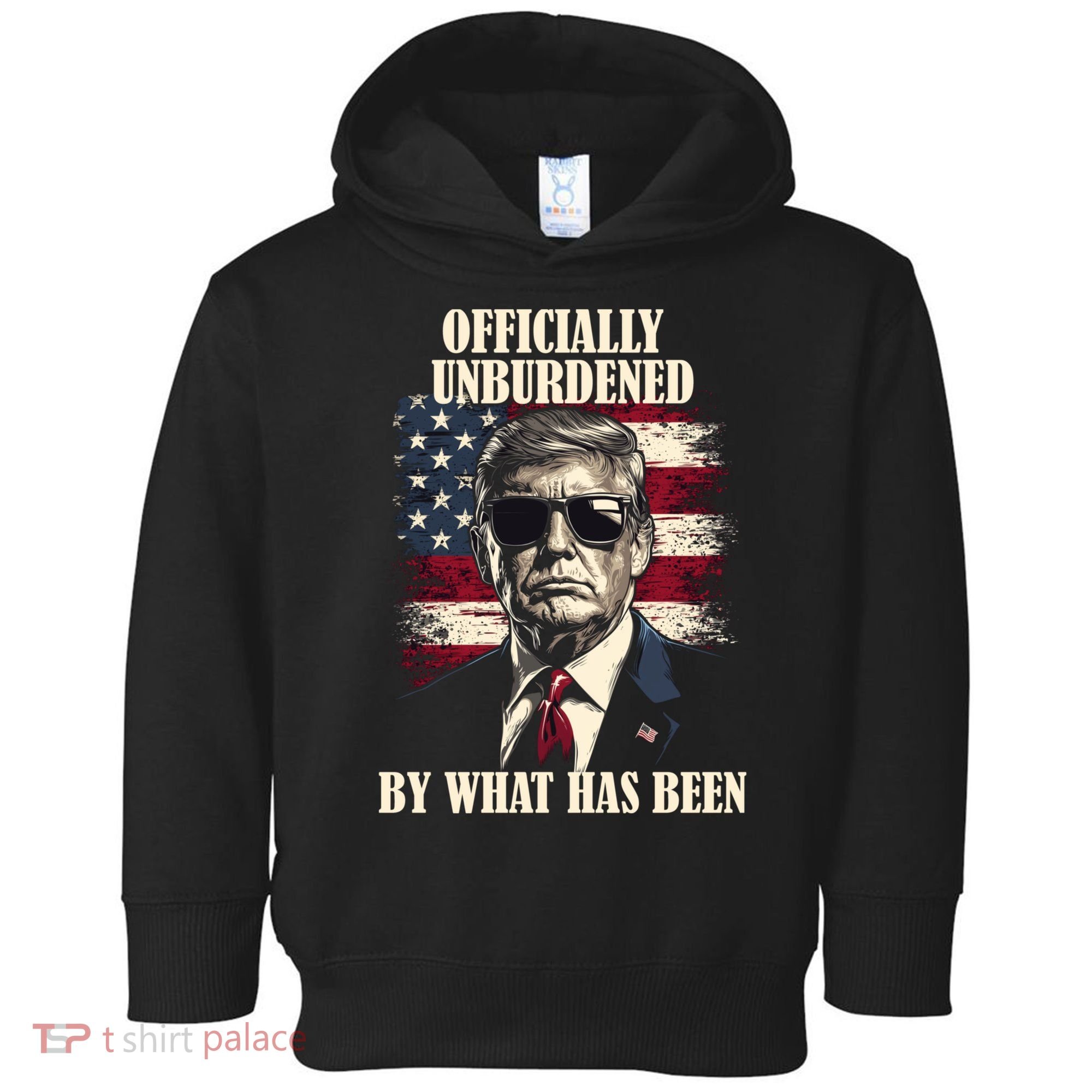 Officially Unburdened By What Has Been Toddler Hoodie