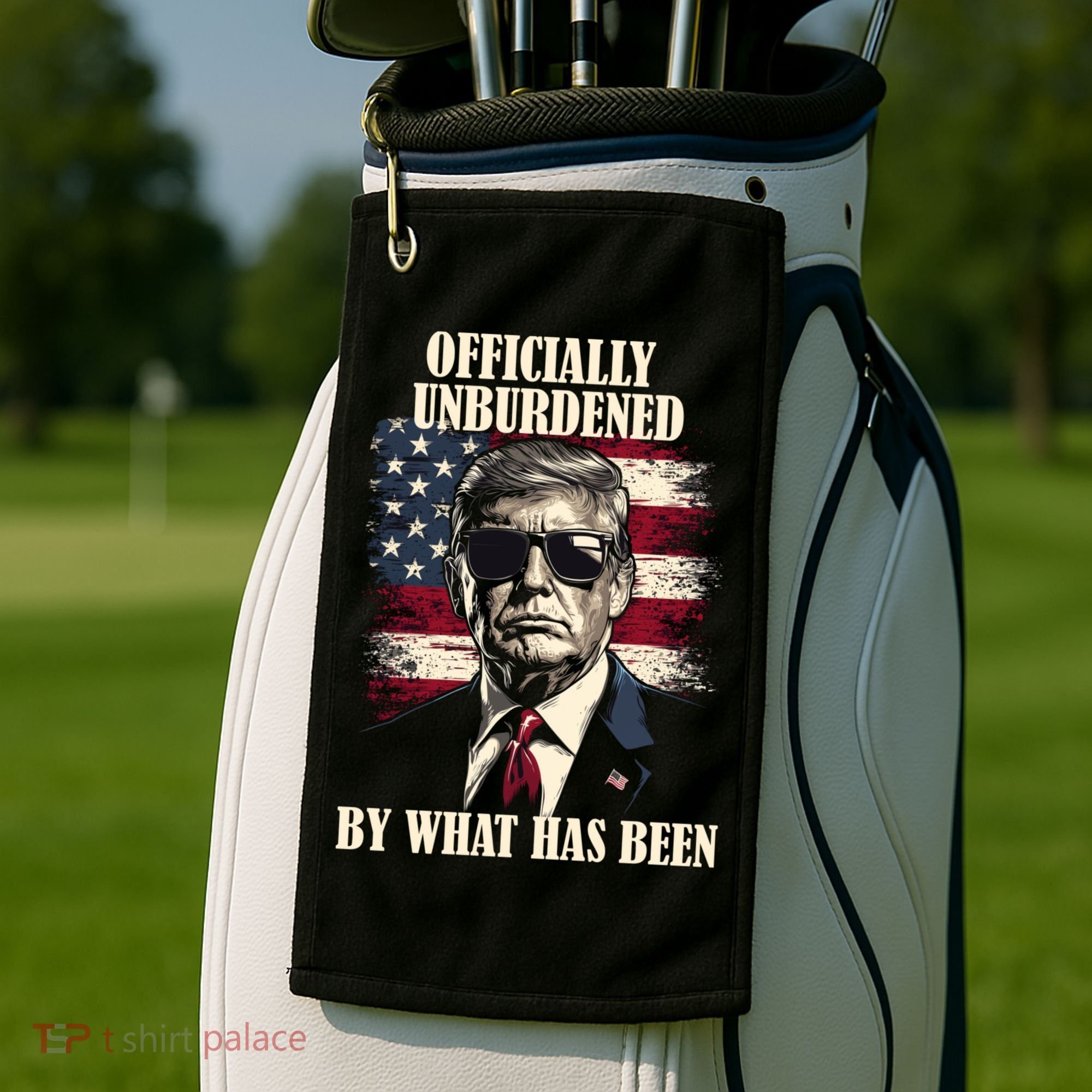 Officially Unburdened By What Has Been Golf Towel