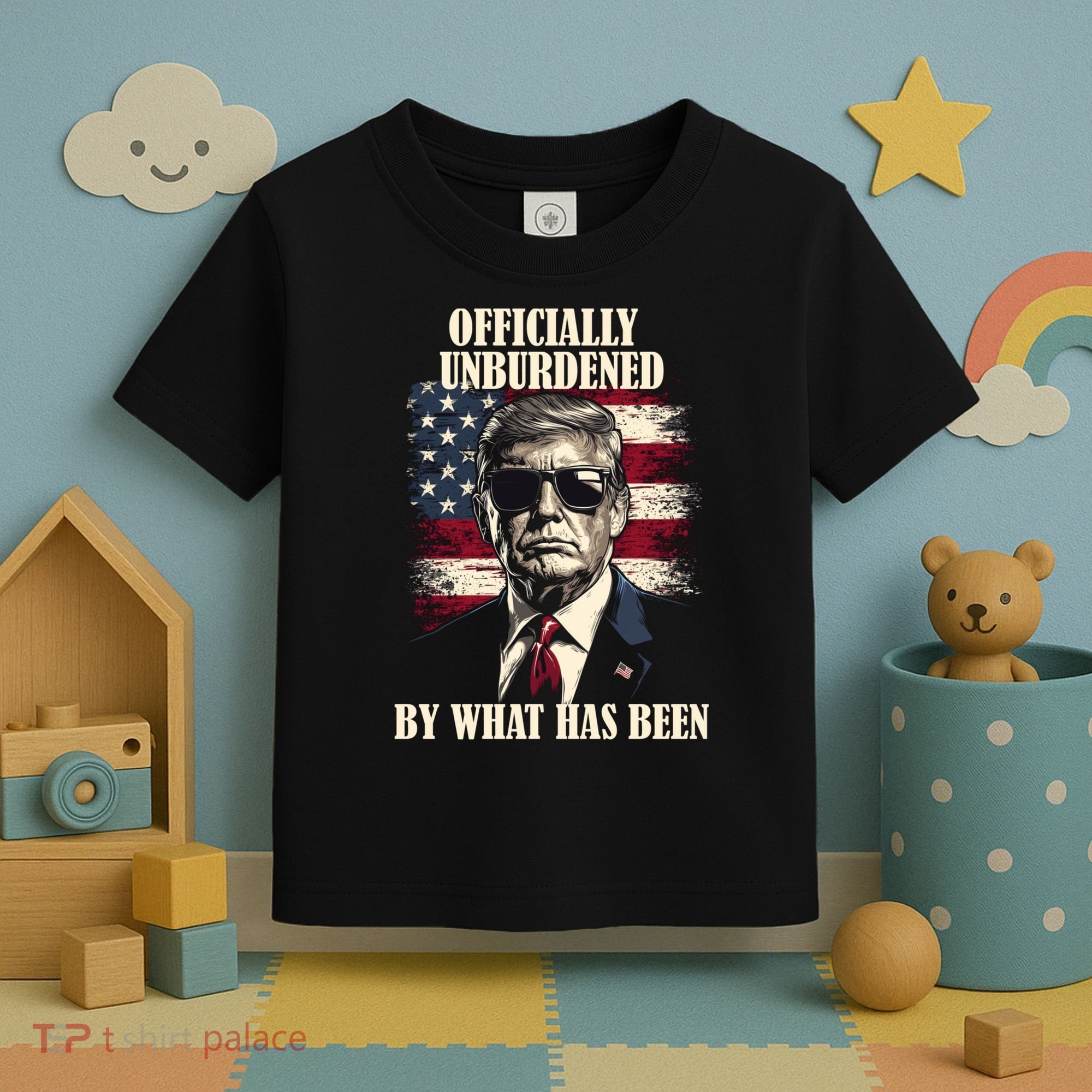 Officially Unburdened By What Has Been Toddler T-Shirt