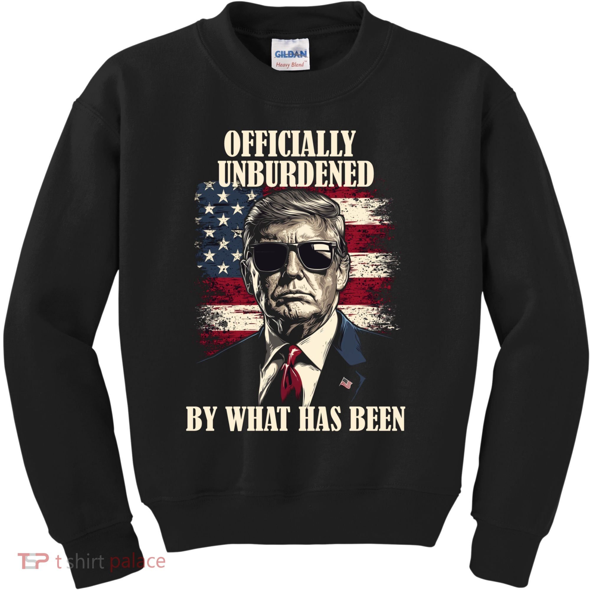 Officially Unburdened By What Has Been Kids Sweatshirt