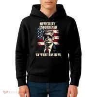 Officially Unburdened By What Has Been Kids Hoodie thumb 4