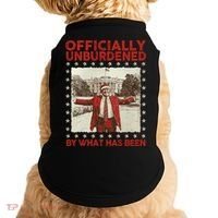Officially Unburdened By What Has Been Trump Victory Xmas Doggie Tank thumb 0