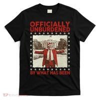 Officially Unburdened By What Has Been Trump Victory Xmas T-Shirt thumb 0