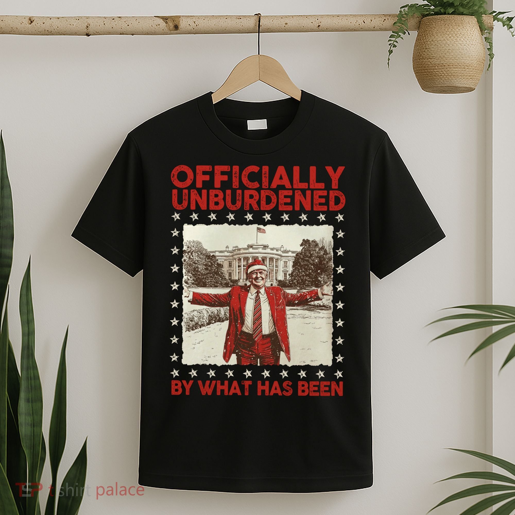 Officially Unburdened By What Has Been Trump Victory Xmas T-Shirt