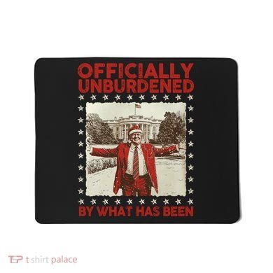 Officially Unburdened By What Has Been Trump Victory Xmas Mousepad