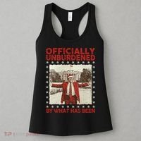 Officially Unburdened By What Has Been Trump Victory Xmas Women's Tank Top thumb 3
