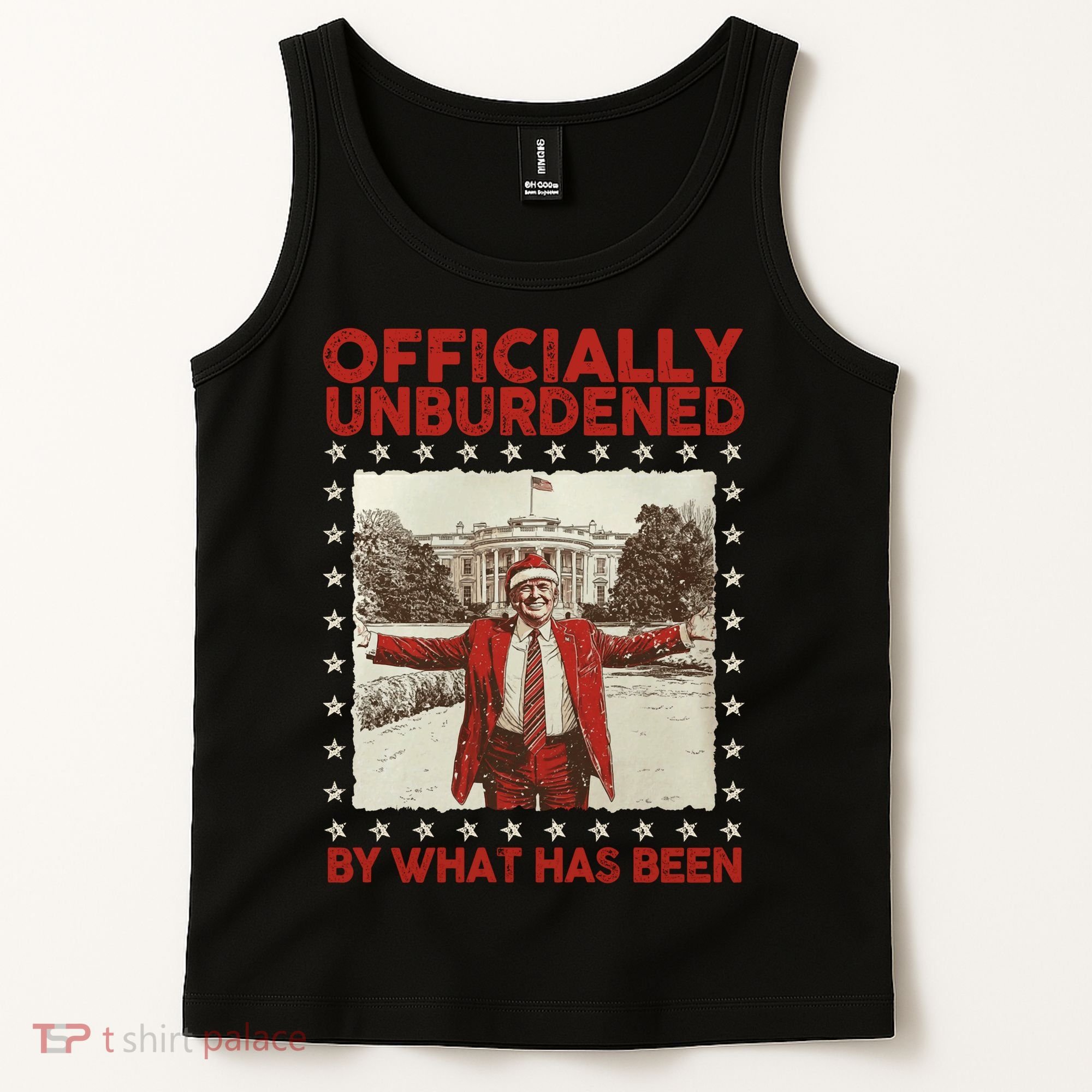 Officially Unburdened By What Has Been Trump Victory Xmas Tank Top